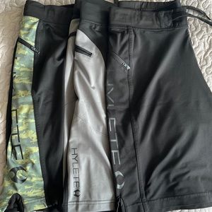 Bundle of 3 Hylete small above the knee shorts